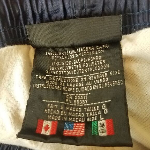 Adidas Navy Wind Track Pants - Picture 9 of 10